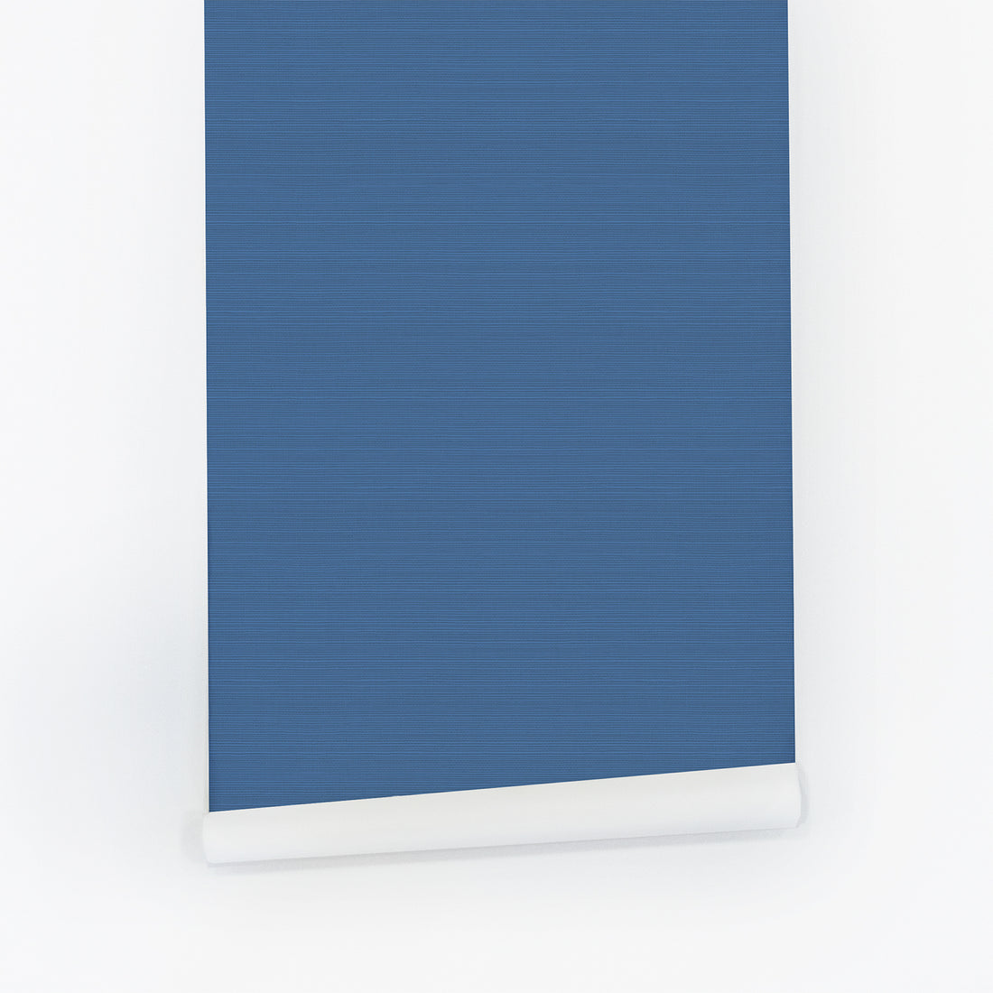 Denim Blue Grasscloth Wallpaper