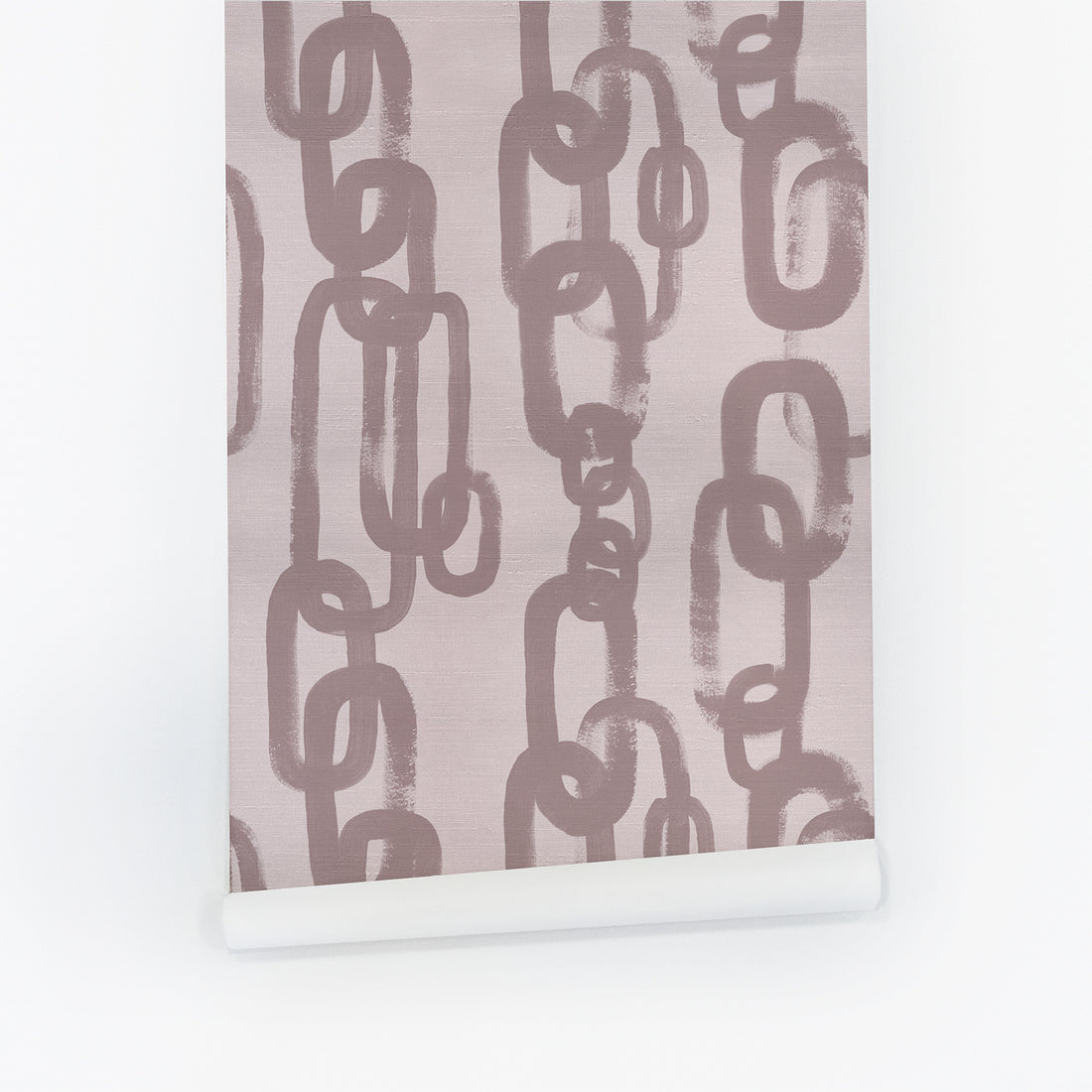 Pink Chain Pattern © Silk Wallpaper