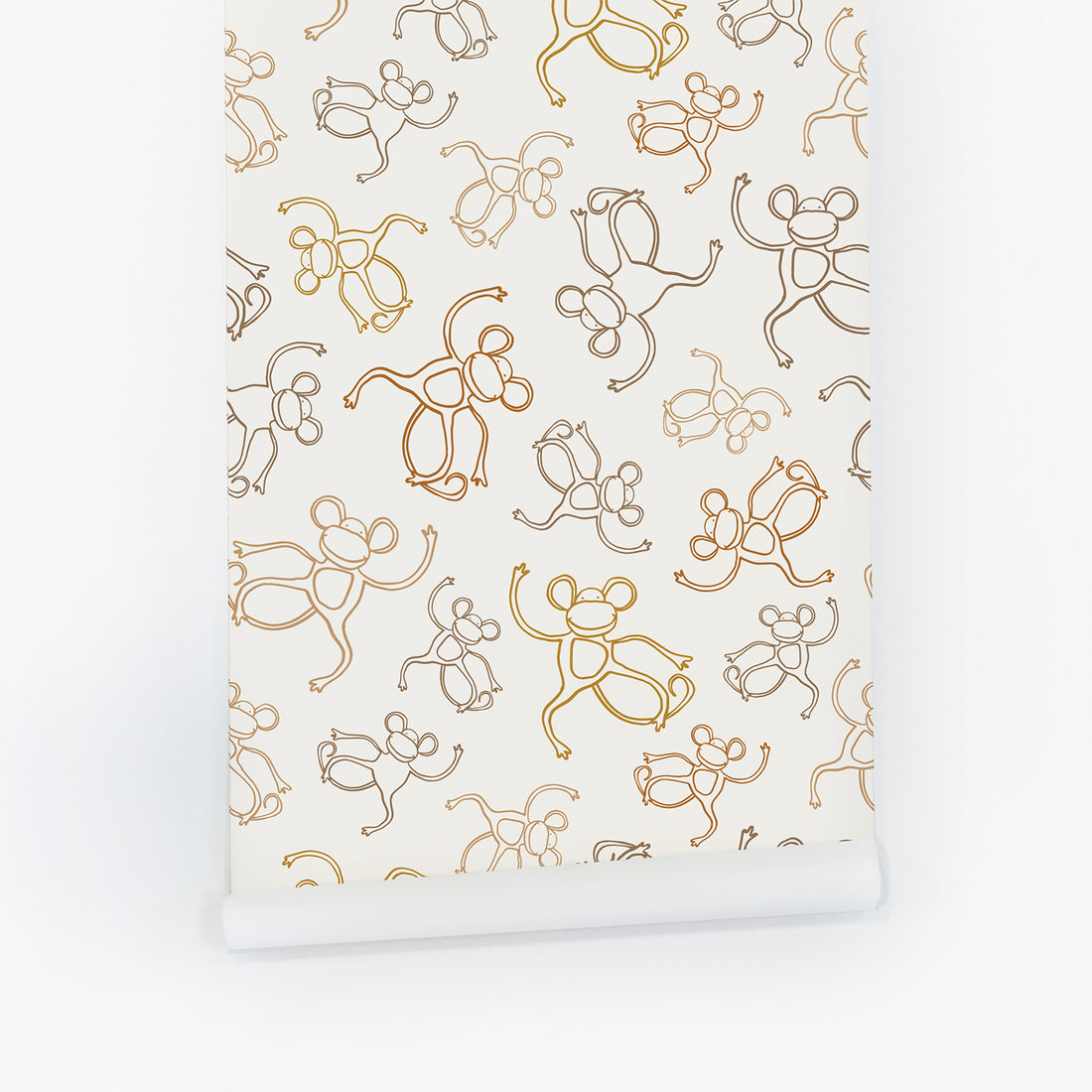 Earthy Tone Funky Monkey Wallpaper