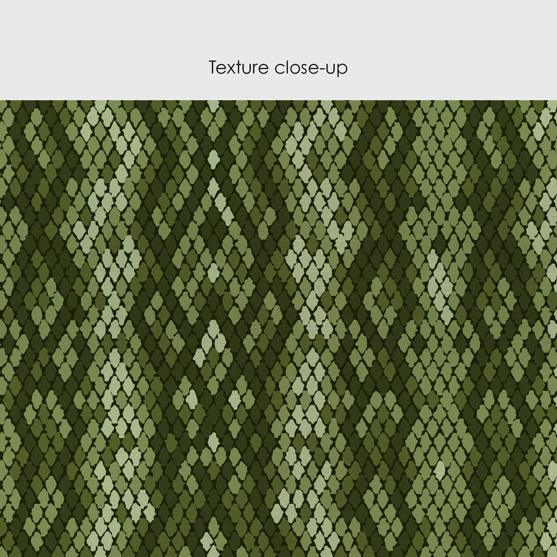 Green Snakeskin Silk Wallpaper