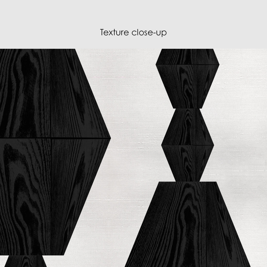 Infinity Wood Block Design Silk Wallpaper