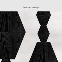 Infinity Wood Block Design Silk Wallpaper