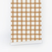Gingham Plaid Wallpaper