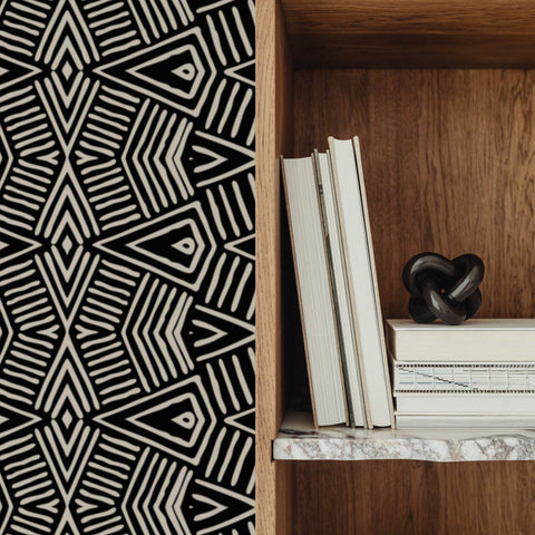 African print wallpaper