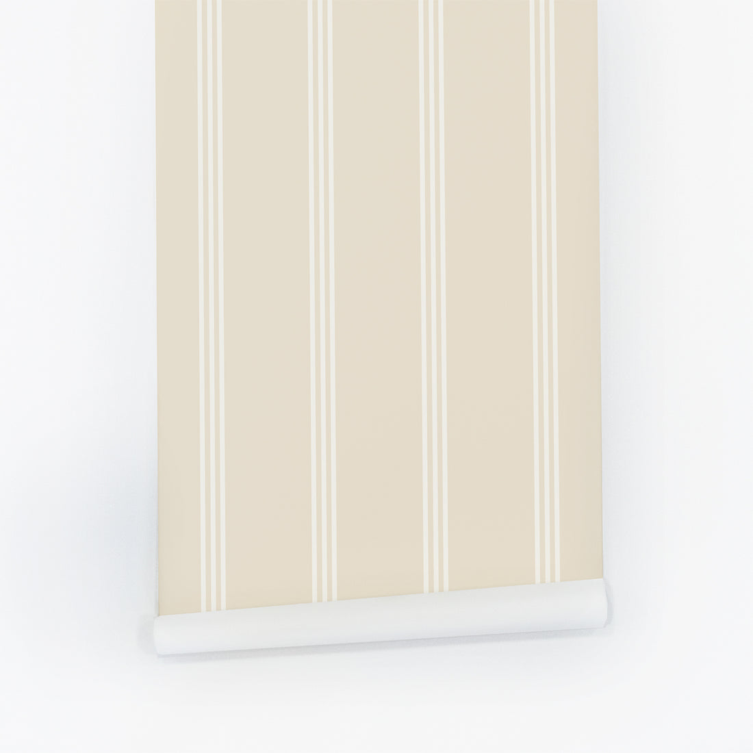 Neutral Minimal Stripes Kids Wallpaper