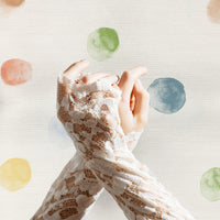 Watercolor Dot Silk Wallpaper