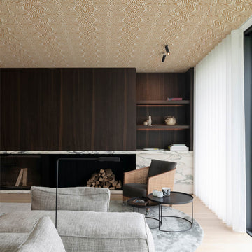 Neutral African Print Removable Ceiling Wallpaper
