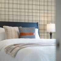 Hand Drawn Plaid Silk Wallpaper