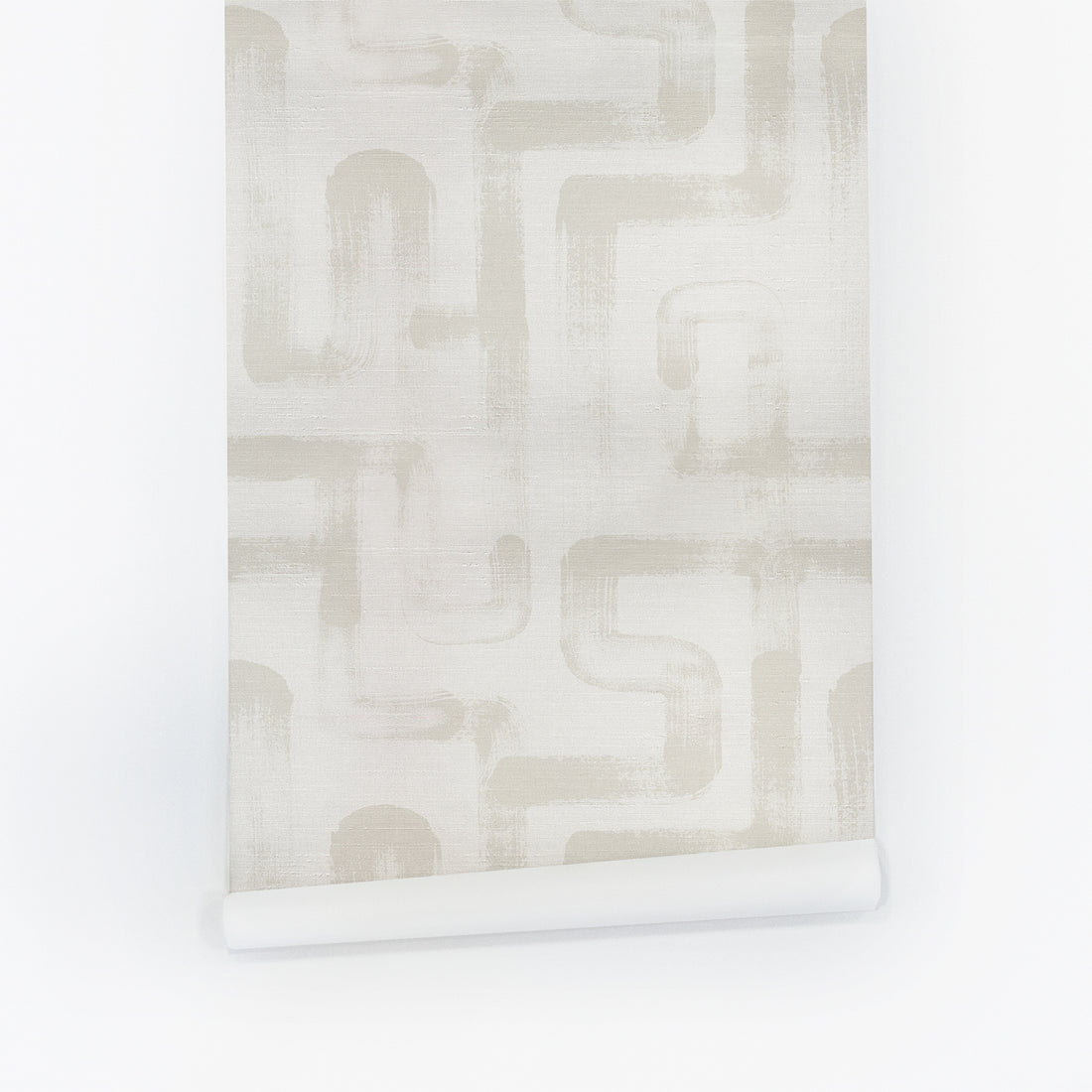Neutral London Metro Lines © Silk Wallpaper