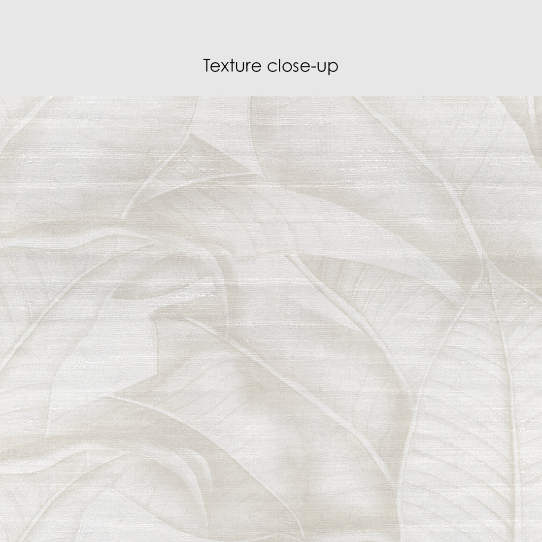 Neutral Banana Leaf Silk Wallpaper