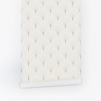 Neutral Delicate Scallop Wallpaper