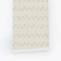 Tiny Fern Lines Grasscloth Wallpaper