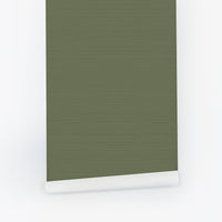 Olive Green Grasscloth Wallpaper