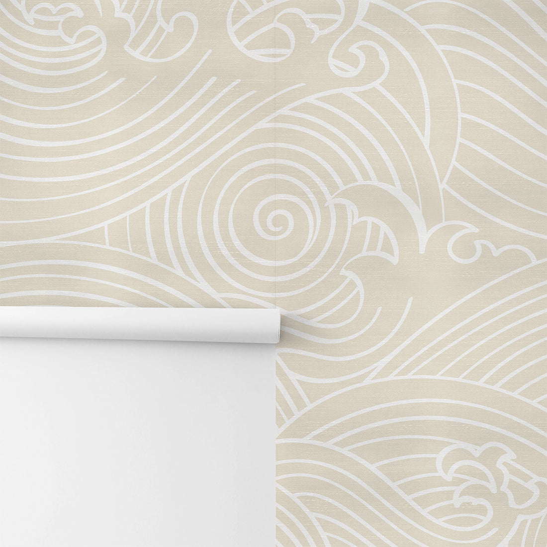 Oversized Waves Silk Wall Mural