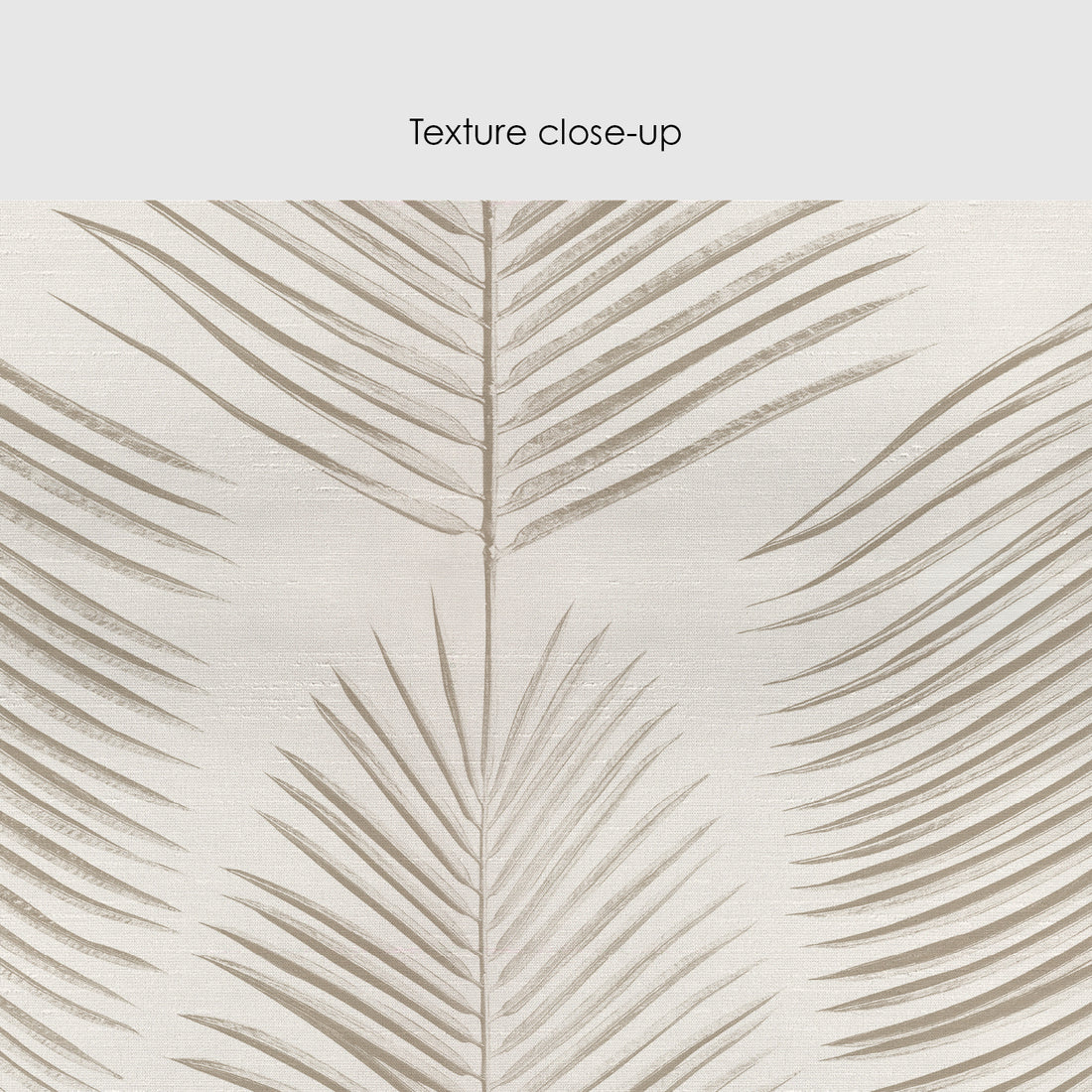 Palm Leaf Design Silk Wallpaper