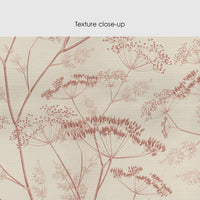Pink Botanical Wildflower Silk Wallpaper