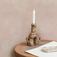 Pink Concrete Limewash Silk Wallpaper