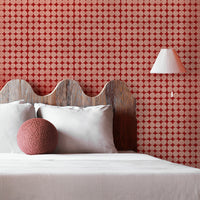 Retro Chic Silk Wallpaper