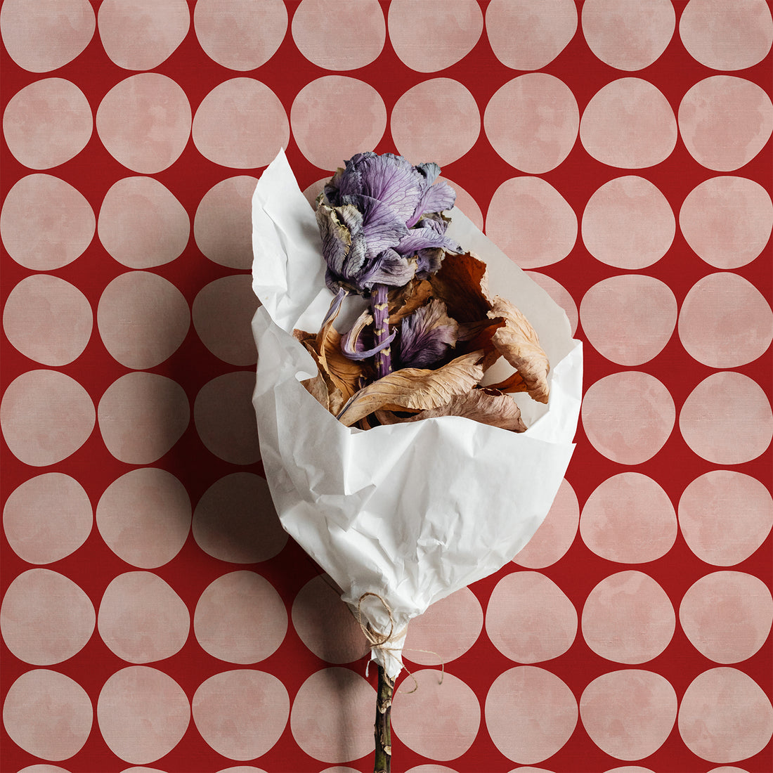 Retro Chic Silk Wallpaper