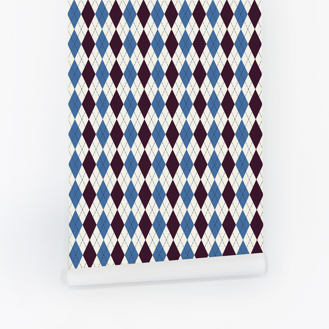 Neutraler Argyle-Muster