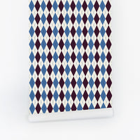 Neutraler Argyle-Muster