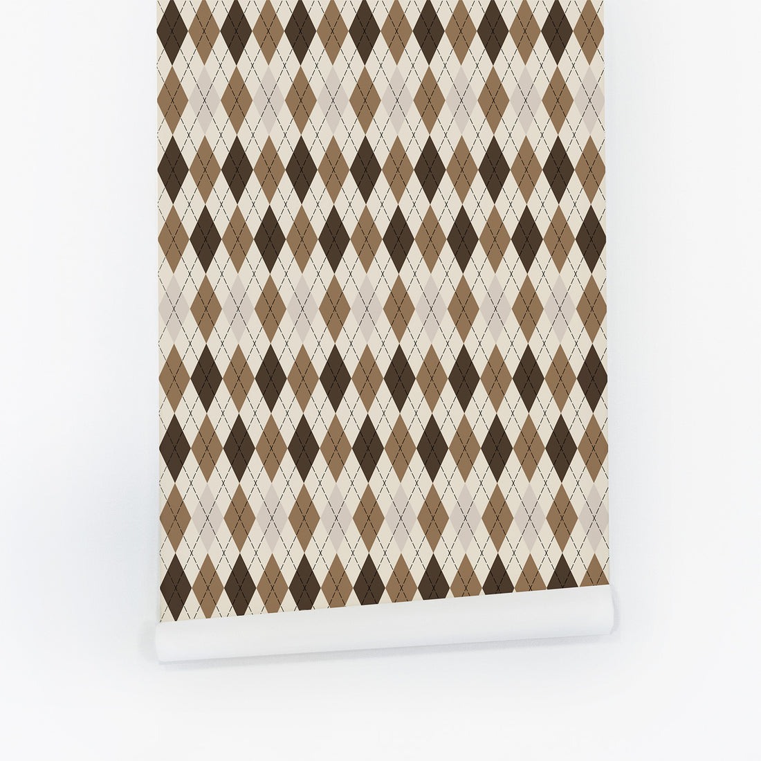 Neutraler Argyle-Muster