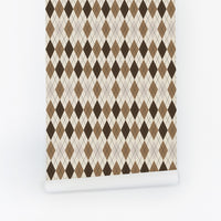 Neutraler Argyle-Muster