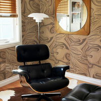Swirly Wood Texture Wallpaper