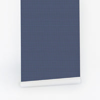 Tiny Houndstooth Grasscloth Wallpaper