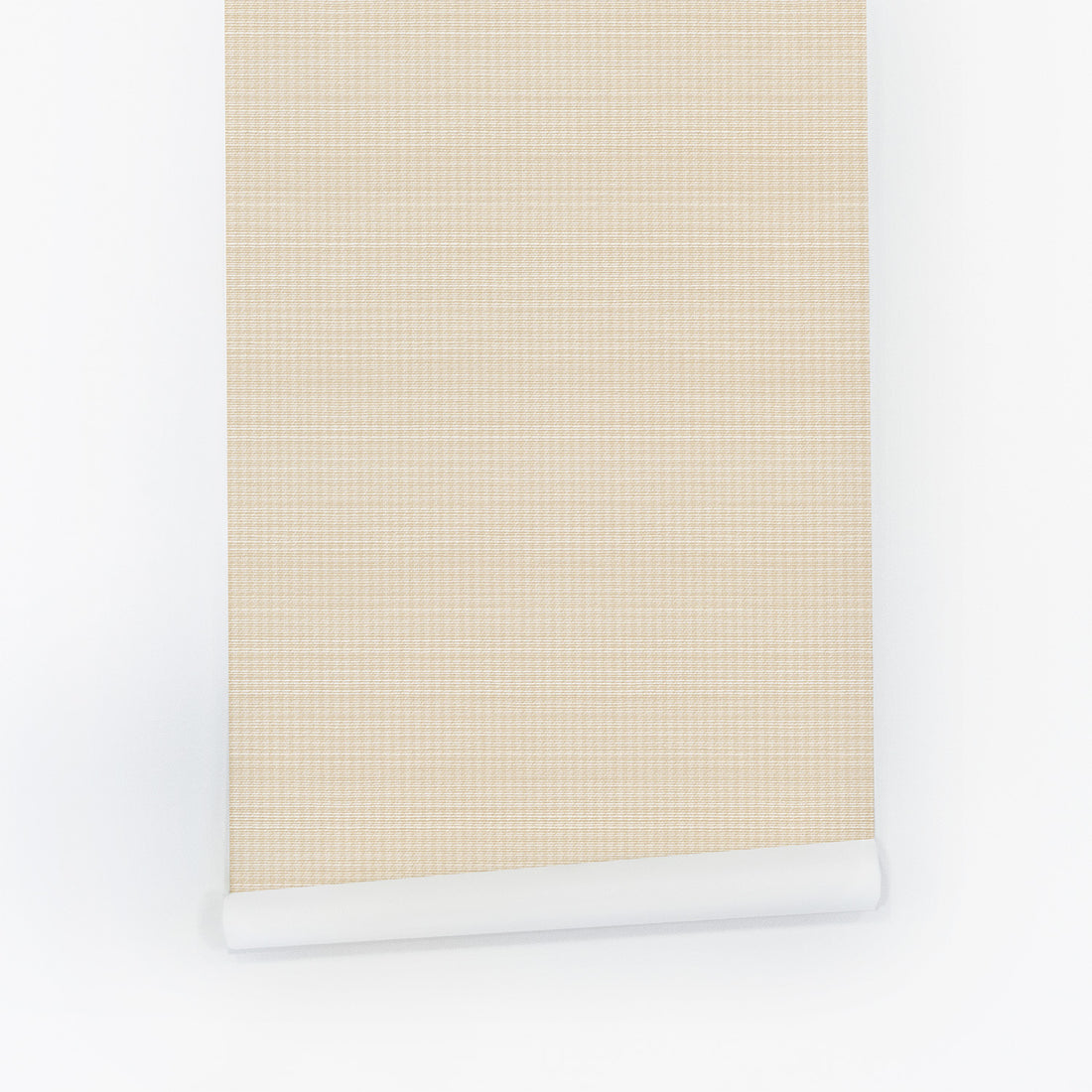 Tiny Houndstooth Grasscloth Wallpaper in Neutral