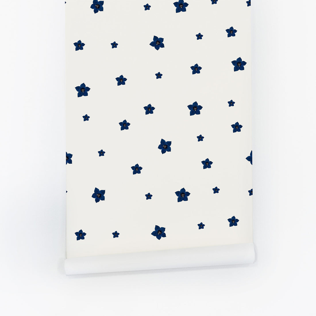 Tiny Blue Flowers Wallpaper