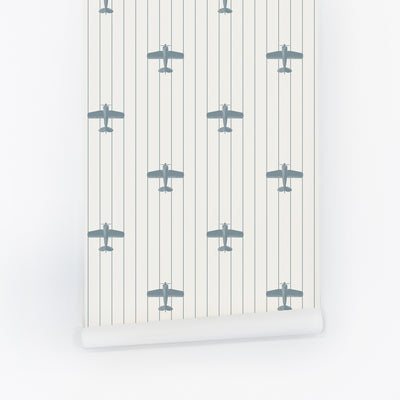 Vintage airplane wallpaper
