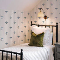 Vintage Airplane Silk Wallpaper