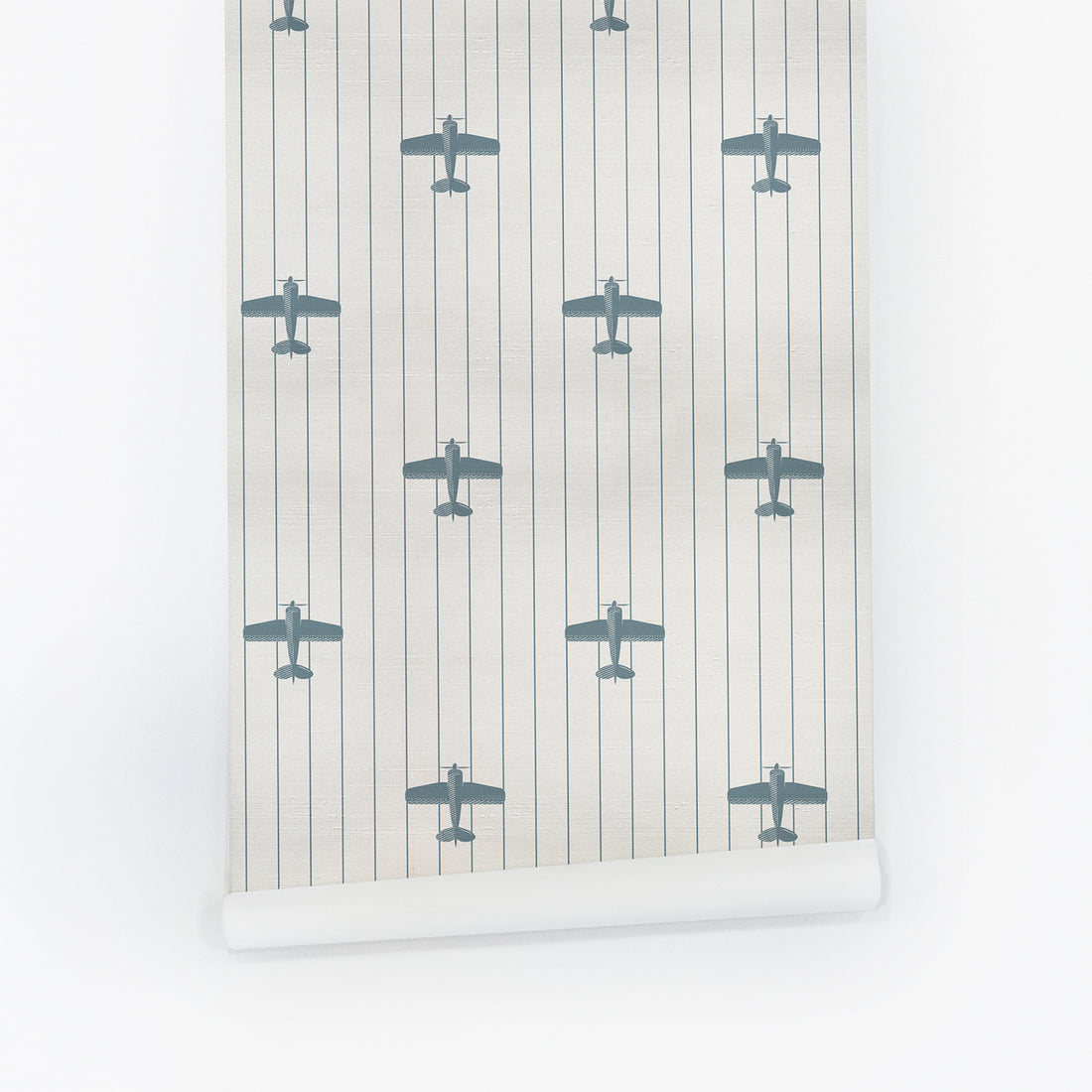 Vintage Airplane Silk Wallpaper