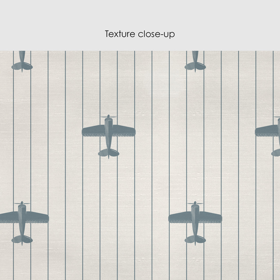 Vintage Airplane Silk Wallpaper