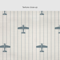 Vintage Airplane Silk Wallpaper