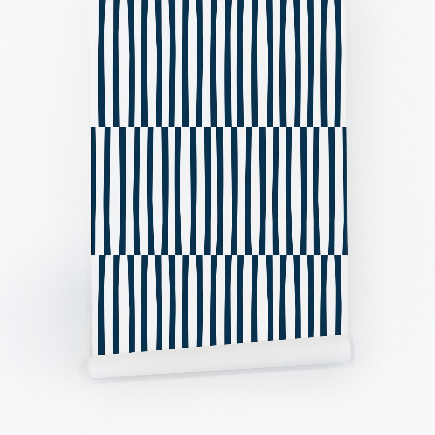 Minimal Navy Lines wallpaper by Livettes Livettes Wallpaper