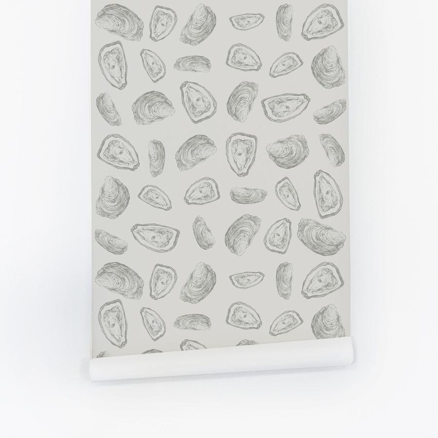 light grey clam wallpaper peel and stick