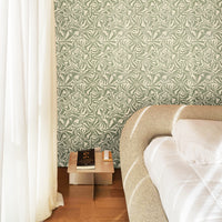 Wooden Zebra Pattern Silk Wallpaper