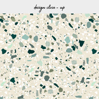 Green Terrazzo Design Backsplash