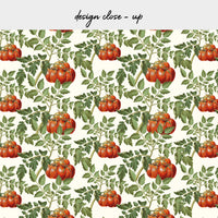 Vintage Tomato Pattern Backsplash