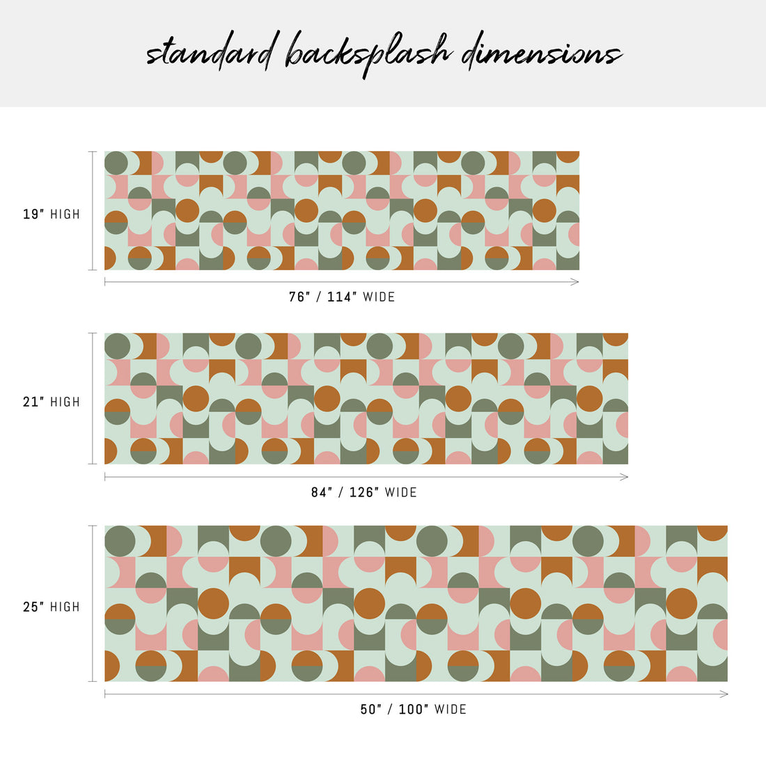 kitchen backsplash variations