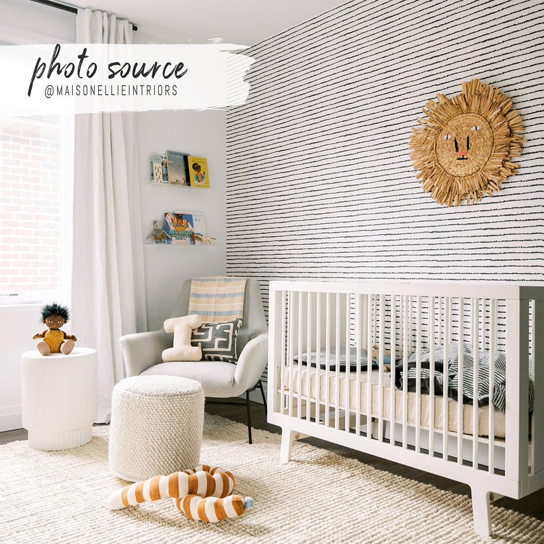 Dotted Bohemian Kids Room Wallpaper