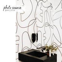 Line Art wall mural