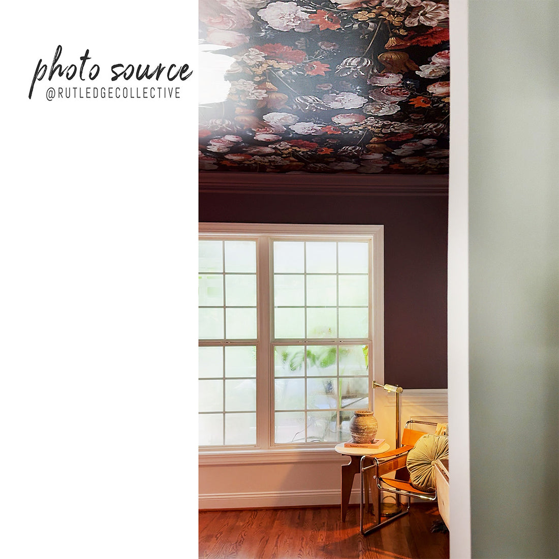 Silver Flower Bouquet Metallic Wallpaper
