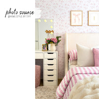 Pink Wildflower Foliage Wallpaper
