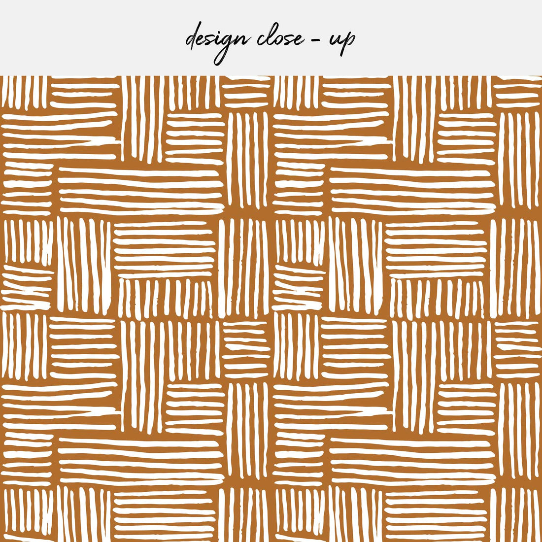 backsplash peel and stick design in brown with lines