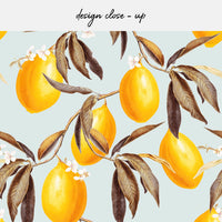 amalfi inspired backsplash design with lemons