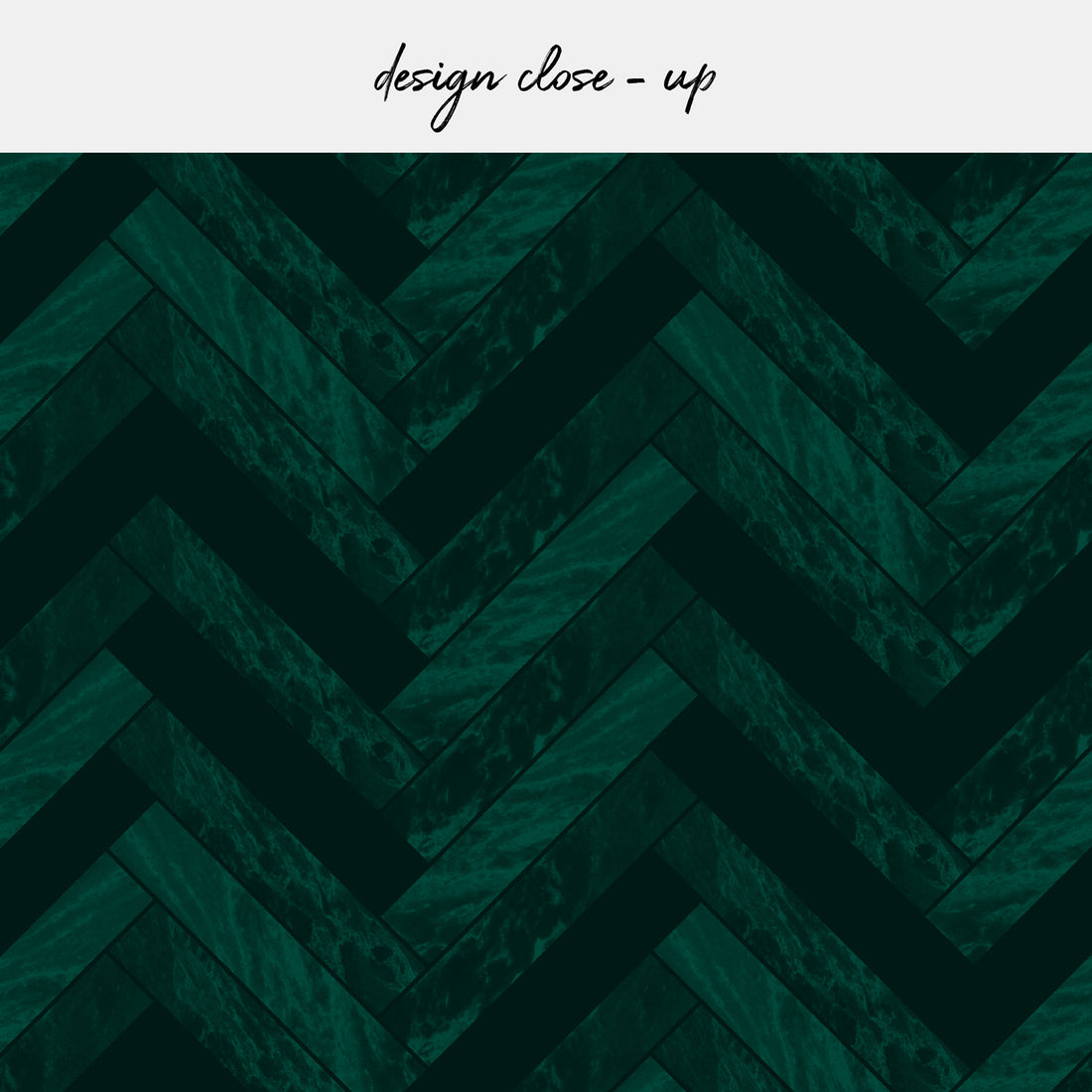 deep green herringbone diy backsplash tiles