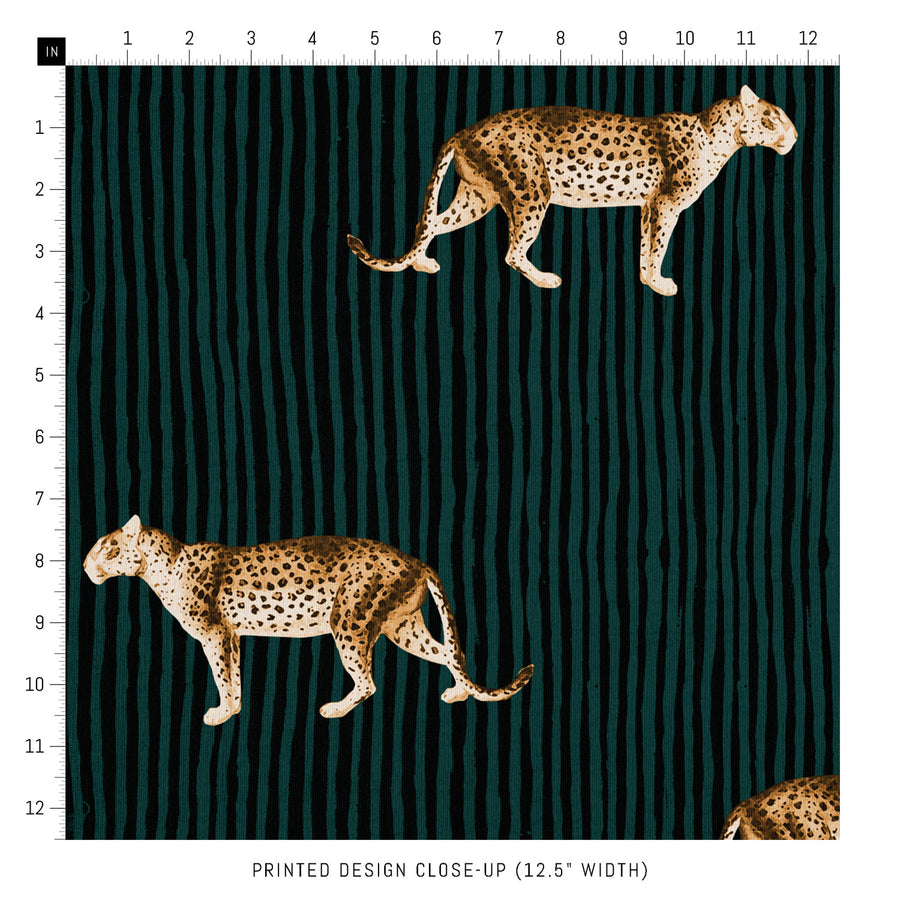 moody bold leopard print fabric 